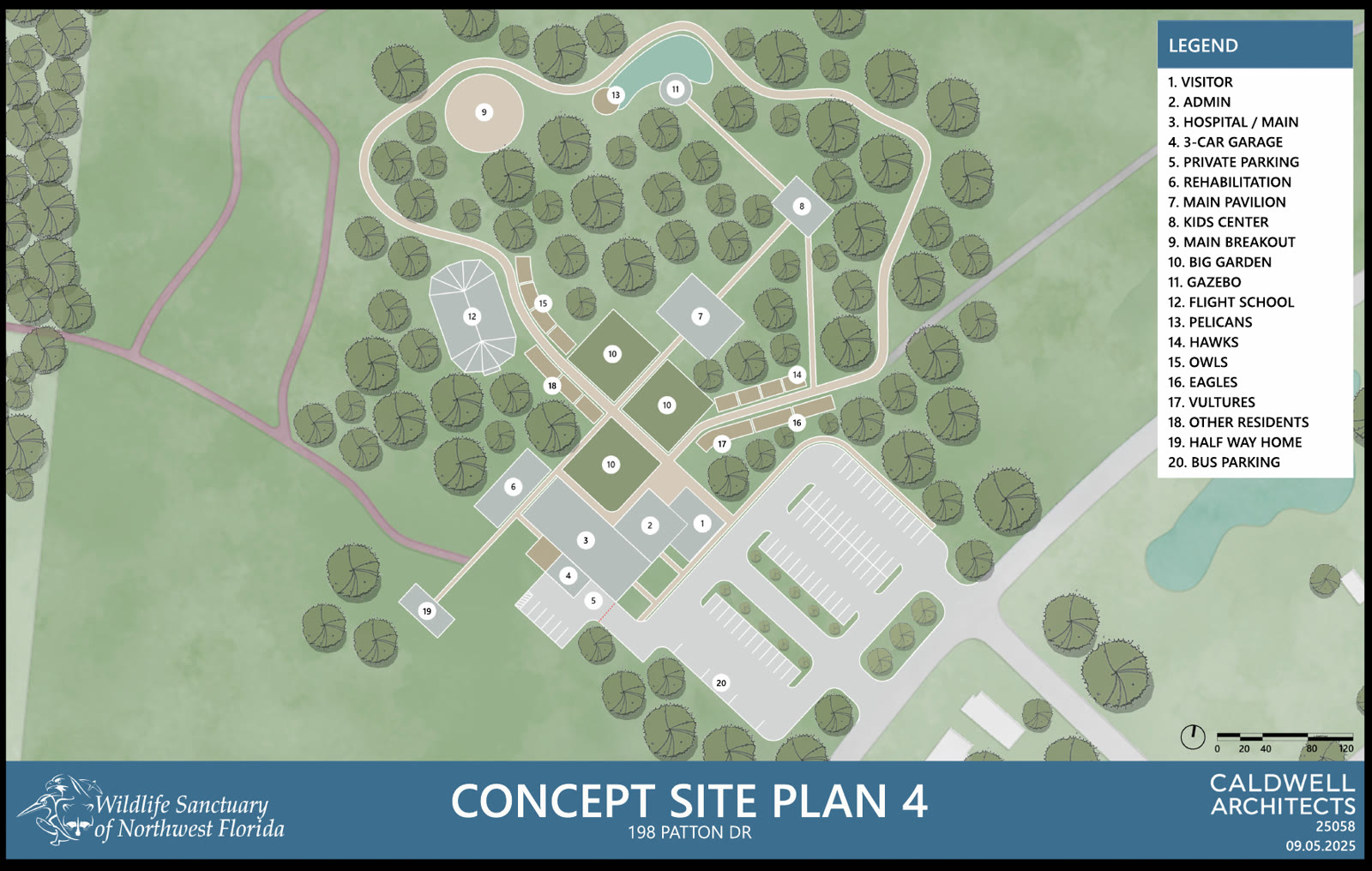 Concept Site Plan 4, Caldwell Architects, 198 Patton Dr